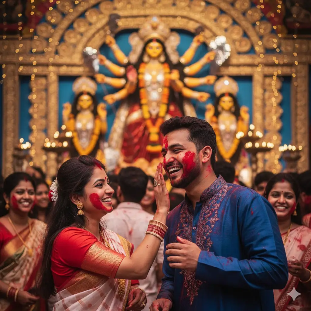 Gemini Durga Puja Prompt creates Insta-worthy Puja images