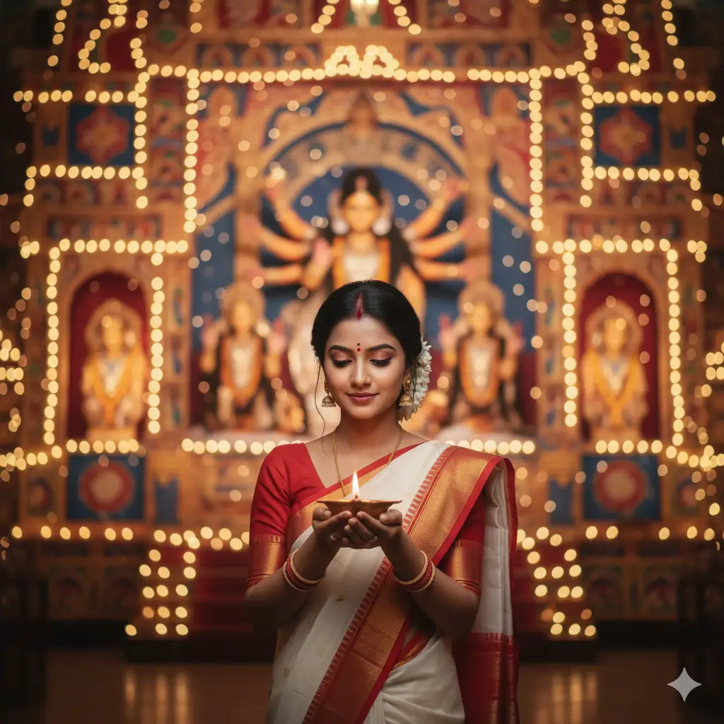 Gemini Durga Puja Prompt creates Insta-worthy Puja images